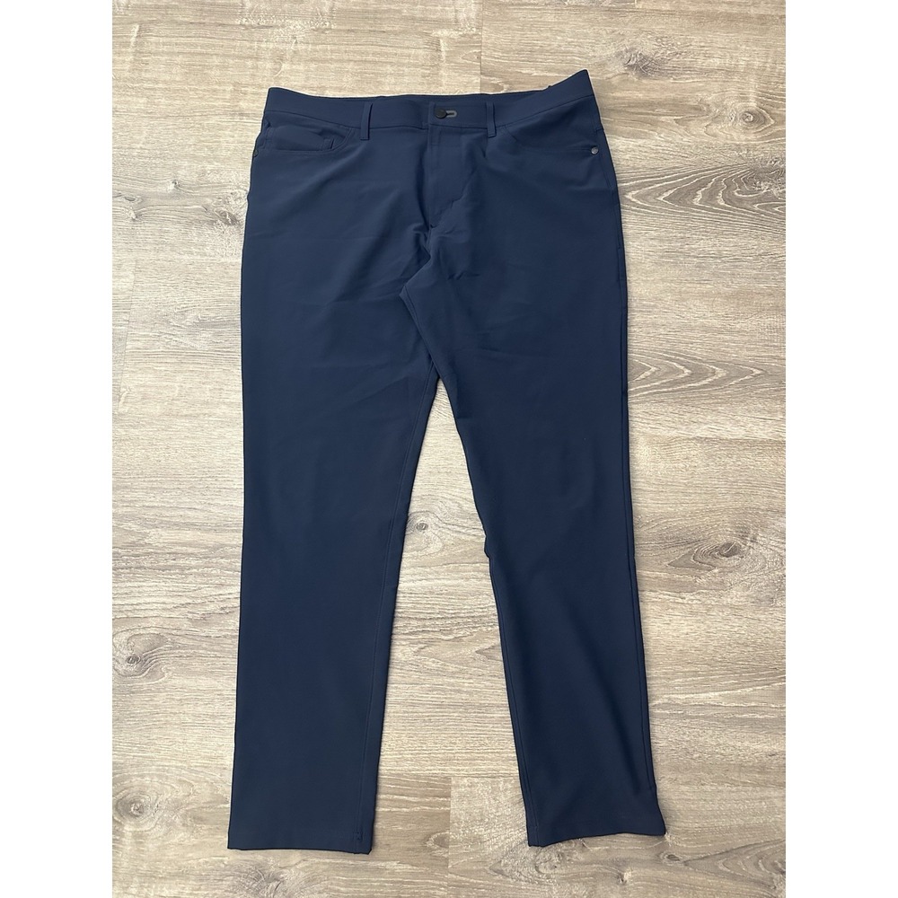 Public Rec All Day Every Day Pant Mens 36x32 Navy Elastic Waist Stretch